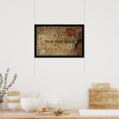 Poster Art de la grotte glaciaire (Cuisine)