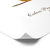 Poster Art de la libellule de Calico Pennant (Coin)