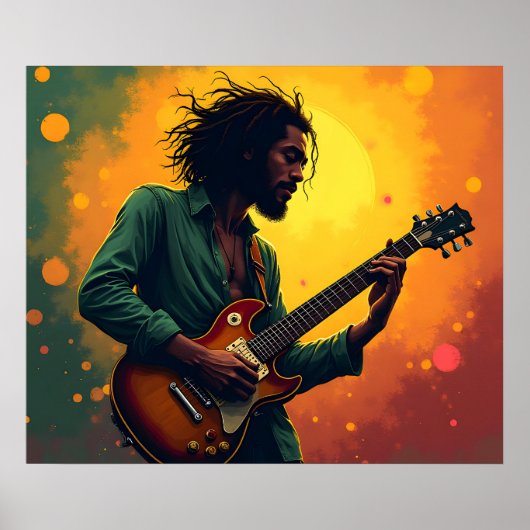 Poster art de la musique reggae (Devant)