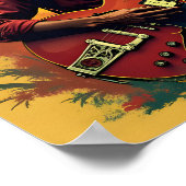 Poster art de la musique reggae (Coin)