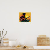 Poster art de la musique reggae (Cuisine)