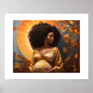 Poster Art de la nurserie sur la grossesse et la maternit