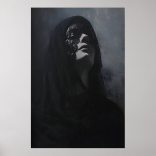 Poster Art de la Veuve Princesse Gothique, Fantastique So