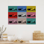 Poster Art de la voiture classique (Cuisine)