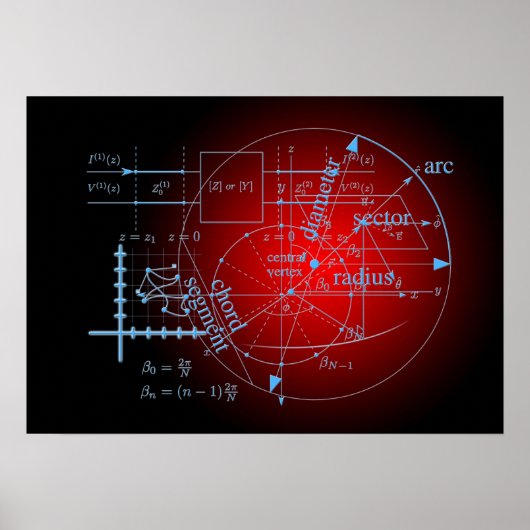 Poster art de l'affiche mathématique (Devant)