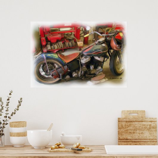 Poster Art de l'ancienne école (Cuisine)