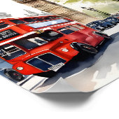 Poster Art de l'aquarelle à Londres (Coin)