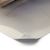 Poster Art de l'aquarelle de Barcelone (Coin)