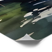 Poster Art de l'aquarelle de Boston (Coin)