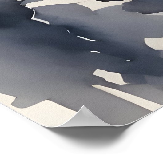 Poster Art de l'aquarelle de Varsovie (Coin)