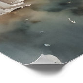 Poster Art de l'aquarelle Washington DC (Coin)