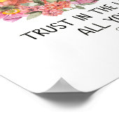 Poster Art de l'écriture pour enfants, Lion aquarelle, Pr (Coin)