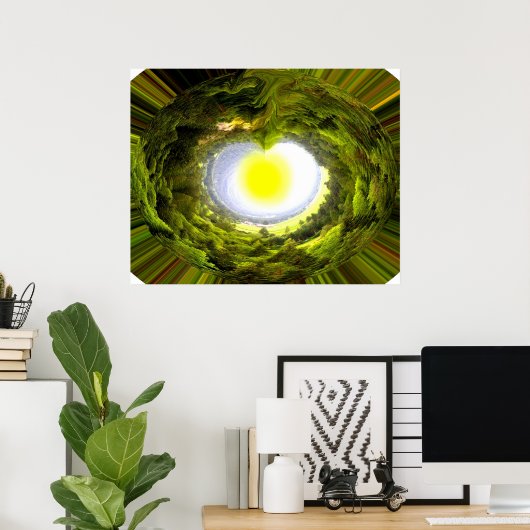 Poster Art de l'environnement (Bureau à domicile)