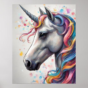 Poster ART DE L'image UNICORN