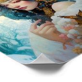 Poster Art de l'Imaginaire de la Reine des neiges (Coin)