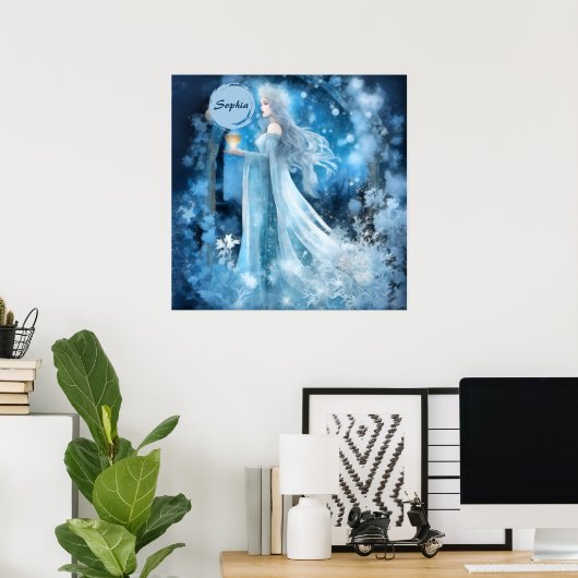 Poster Art de l'Imaginaire de la Reine des neiges - Déess (Bureau à domicile)