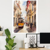 Poster Art de Lisbonne (Bureau à domicile)