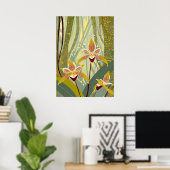 Poster Art de l'orchidée V14 (Bureau à domicile)