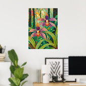 Poster Art de l'orchidée V26 (Bureau à domicile)