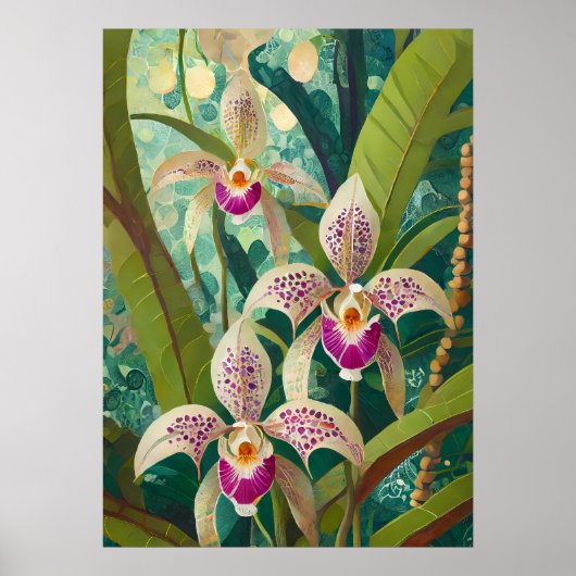 Poster Art de l'orchidée V27 (Devant)