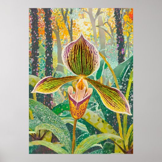 Poster Art de l'orchidée V41 (Devant)