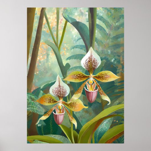 Poster Art de l'orchidée V42 (Devant)