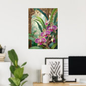 Poster Art de l'orchidée V53 (Bureau à domicile)