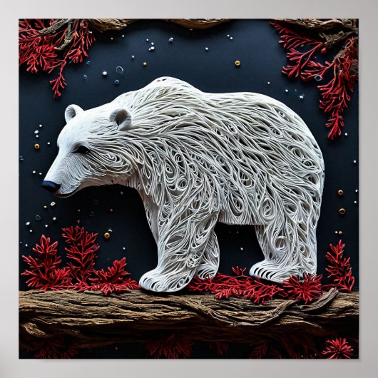 Poster art de l'ours polaire (Devant)
