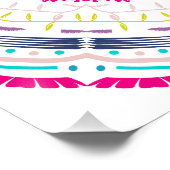 Poster Art de mandala coloré vibrant (Coin)