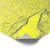 Poster Art de marguerite jaune (Coin)