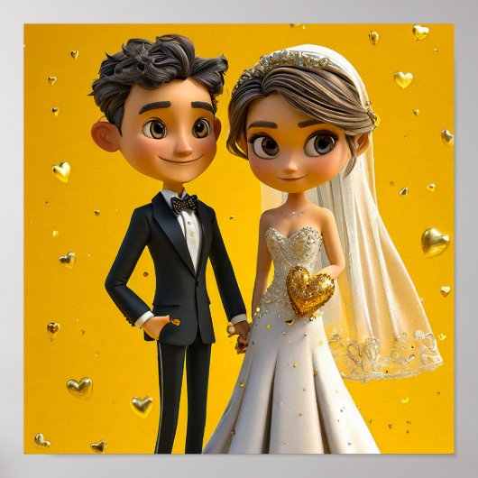 Poster Art de mariage (Devant)