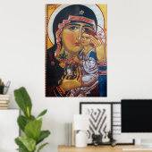 Poster Art de Marie Mère et Jésus (Bureau à domicile)