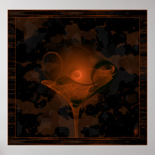 Poster Art de Martini de Faery de pain grillé de Samhain