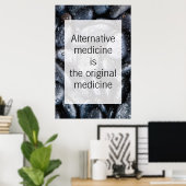Poster Art de médecine alternative Spa Sérénité (Bureau à domicile)