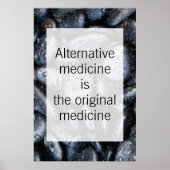 Poster Art de médecine alternative Spa Sérénité (Devant)