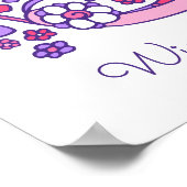 Poster Art de monogramme S signification du prénom de fil (Coin)