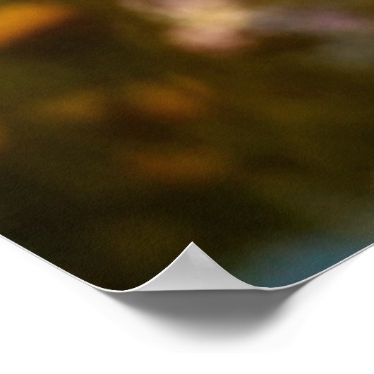 Poster Art de mur de fleurs de printemps (Coin)