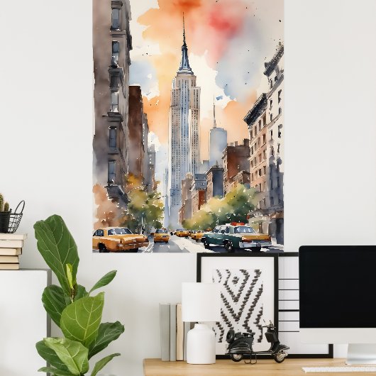 Poster Art de New York (Bureau à domicile)