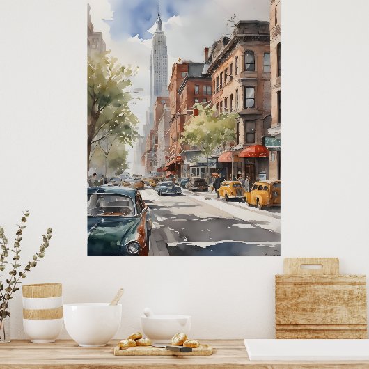 Poster Art de New York (Cuisine)