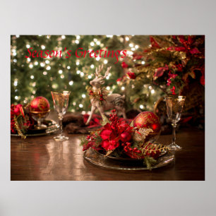 Poster Art de Noël Classique