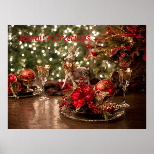 Poster Art de Noël Classique (Devant)