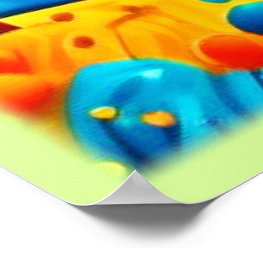 Poster Art de nuit étoilé (Coin)