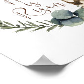 Poster Art de Pâques élégant Il est ressuscité (Coin)