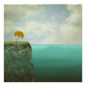 Poster Art de paysage de nature abstrait (Devant)