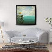 Poster Art de paysage de nature abstrait
