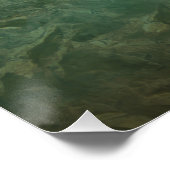 Poster Art de paysage de nature abstraite (Coin)