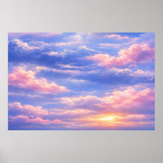 Poster Art de paysage photographique édité (meilleure qua