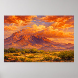 Poster Art de paysage photographique édité (meilleure qua