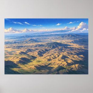 Poster Art de paysage photographique édité (meilleure qua