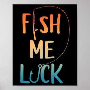 Poster Art de pêche drôle pour hommes garçons enfants pêc